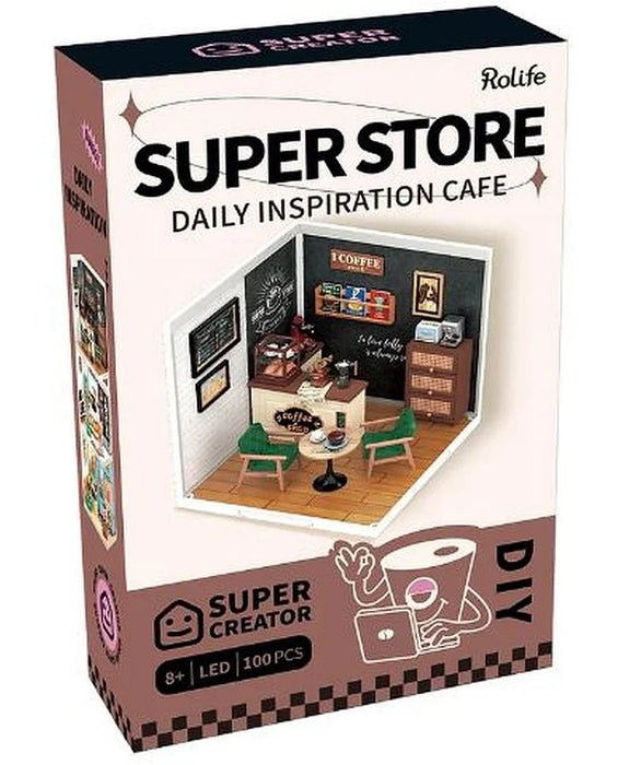 Rolife DW001B DIY Super Store Series - Daily Inspiration Cafe