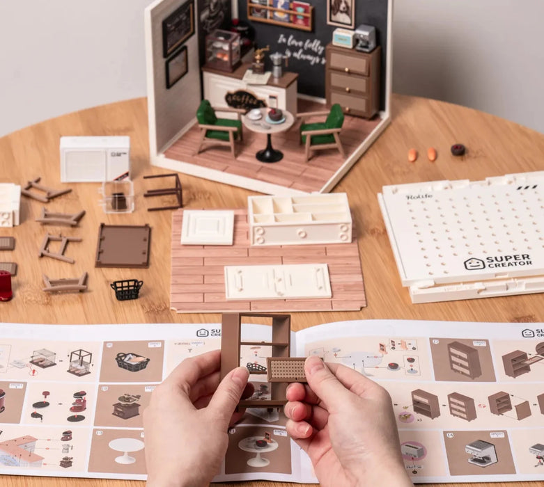 Rolife DW001B DIY Super Store Series - Daily Inspiration Cafe