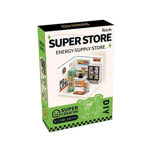 Rolife DW002 DIY Super Store Series - Energy Supply Store