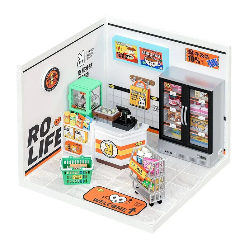 Rolife DW002 DIY Super Store Series - Energy Supply Store