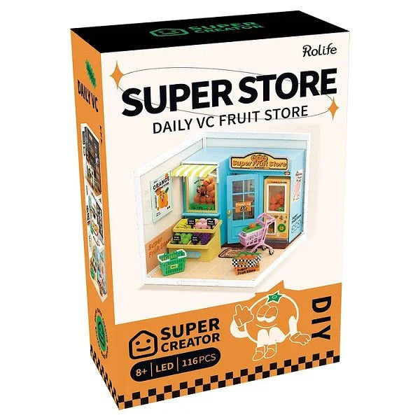 Rolife DW003 DIY Super Store Series - Daily VC Fruit Store