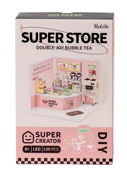 Rolife DW006 DIY Super Store Series - Double Joy Bubble Tea