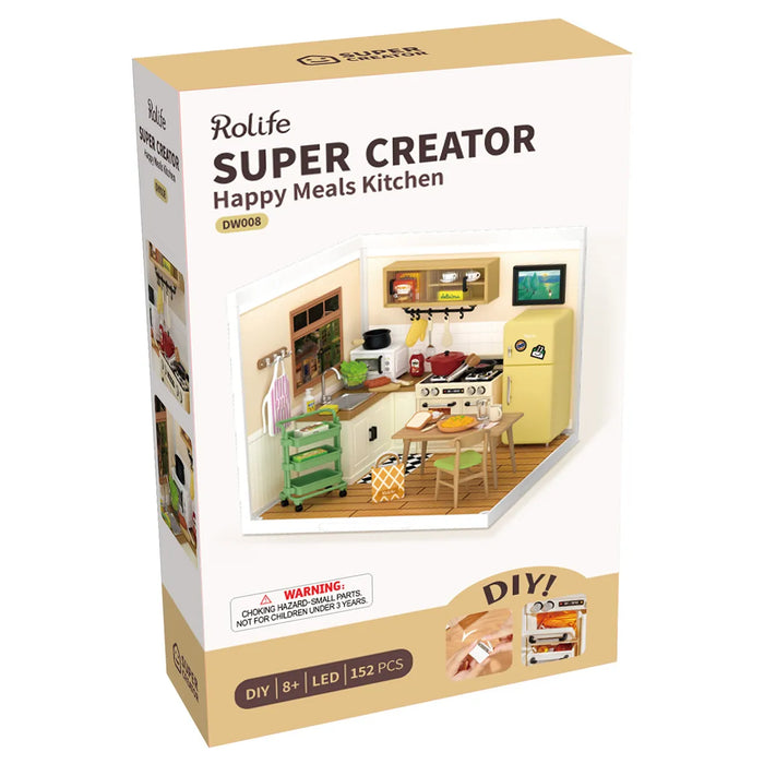 Rolife DW008 DIY Super Creator Series - Happy Meals Kitchen