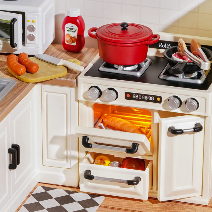 Rolife DW008 DIY Super Creator Series - Happy Meals Kitchen