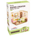 Rolife DW023 Super Creator Holiday Tea Time DIY Miniature 3D Plastic Model