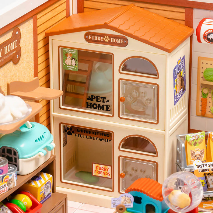 Rolife DW027 Super Creator Furry Friends' DIY Miniature 3D Plastic Model
