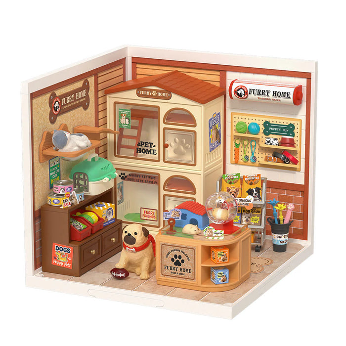 Rolife DW027 Super Creator Furry Friends' DIY Miniature 3D Plastic Model