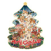 Rolife TA007 Christmas Town Wooden Jigsaw Puzzle
