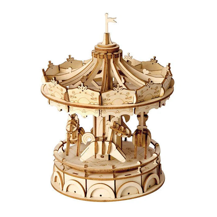 Rolife TG404 Classical 3D Wood Puzzle - Merry-go-round