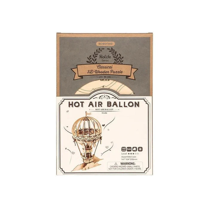 Rolife TG406 Classical 3D Wood Puzzle - Hot Air Balloon