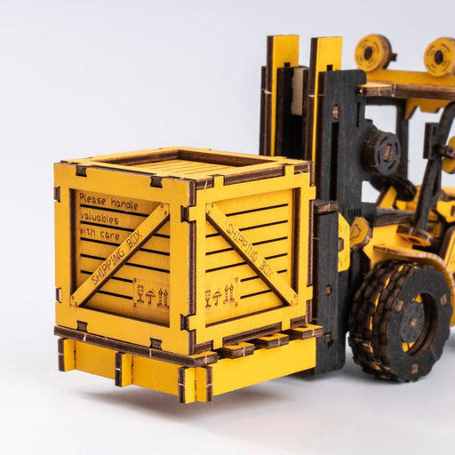 Rolife TG413K Engineering Vehicle 3D Wood Puzzle - Forklift