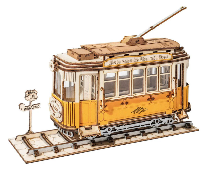 Rolife TG505 Classical 3D Wood Puzzle - Tramcar