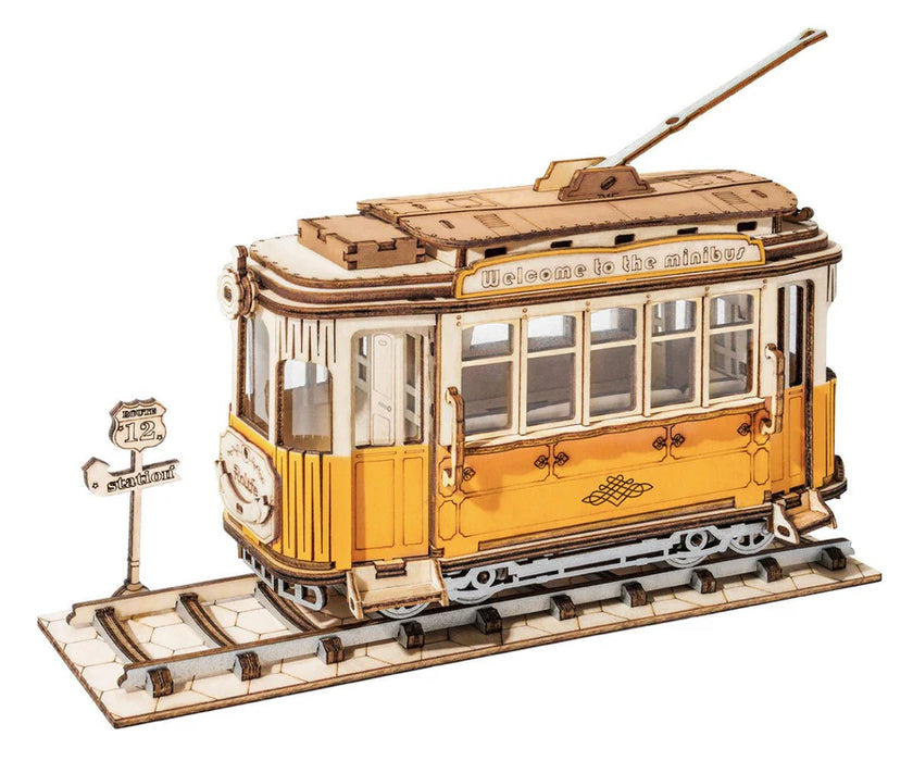 Rolife TG505 Classical 3D Wood Puzzle - Tramcar