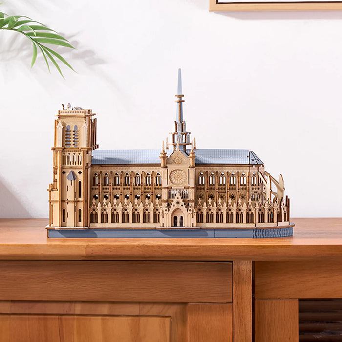 Rolife TG511 Paris Cathedral DIY Miniature 3D Wooden Model Kit