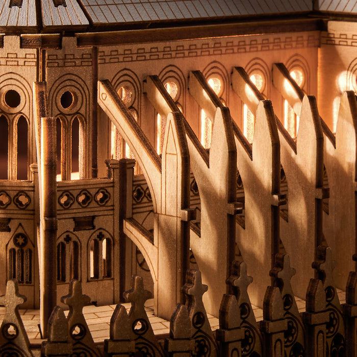 Rolife TG511 Paris Cathedral DIY Miniature 3D Wooden Model Kit