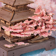 Rolife TGA07 DIY Wooden 3D Puzzle - Sakura Pavilion - Cathedral