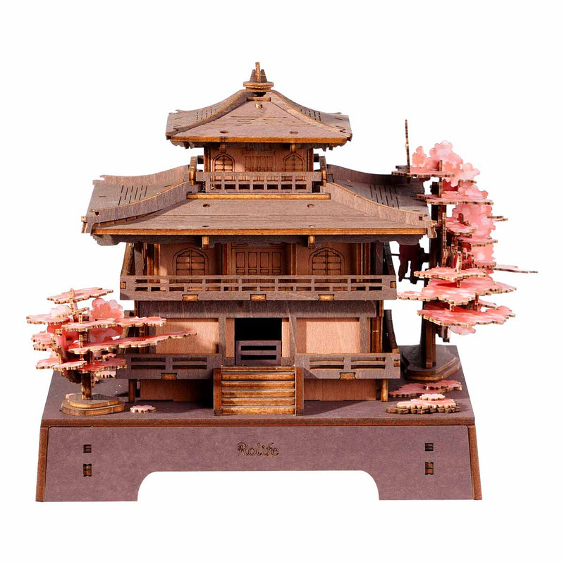 Rolife TGA07 DIY Wooden 3D Puzzle - Sakura Pavilion - Cathedral
