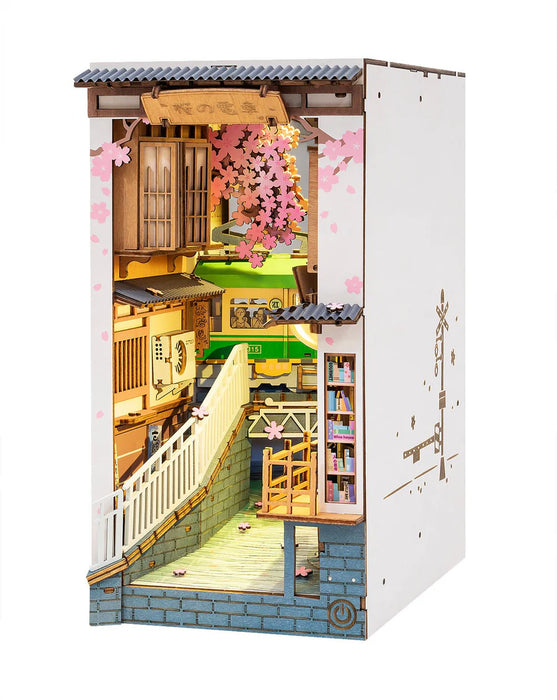 Rolife TGB01 DIY Book Nook Kit - Sakura Tram