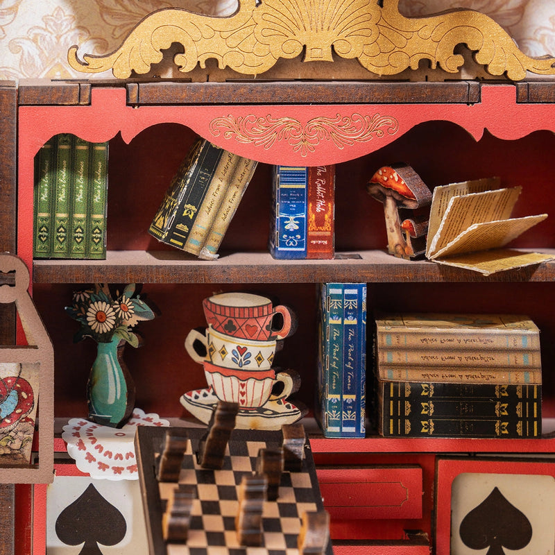 Rolife TGB012 DIY Book Nook Kit - Alice Adventure Fall Into Wonder