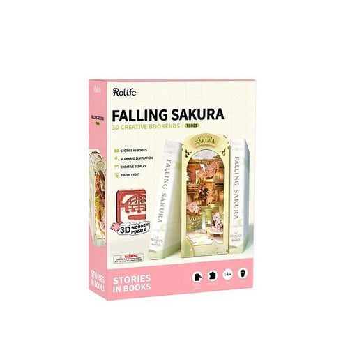 Rolife TGB05 DIY Book Nook Kit - Falling Sakura