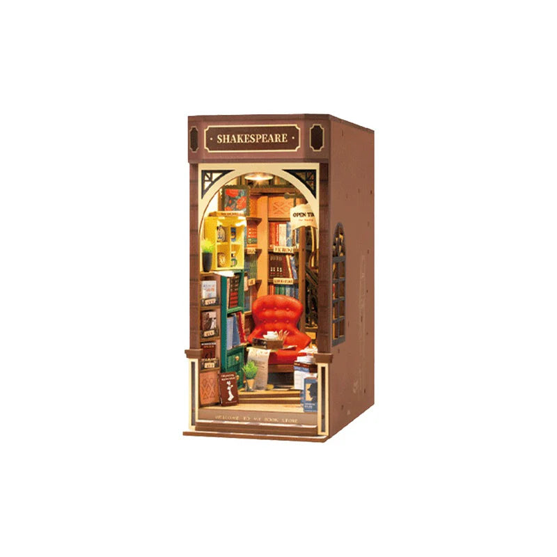 Rolife TGB07 DIY Book Nook Kit - Bookstore