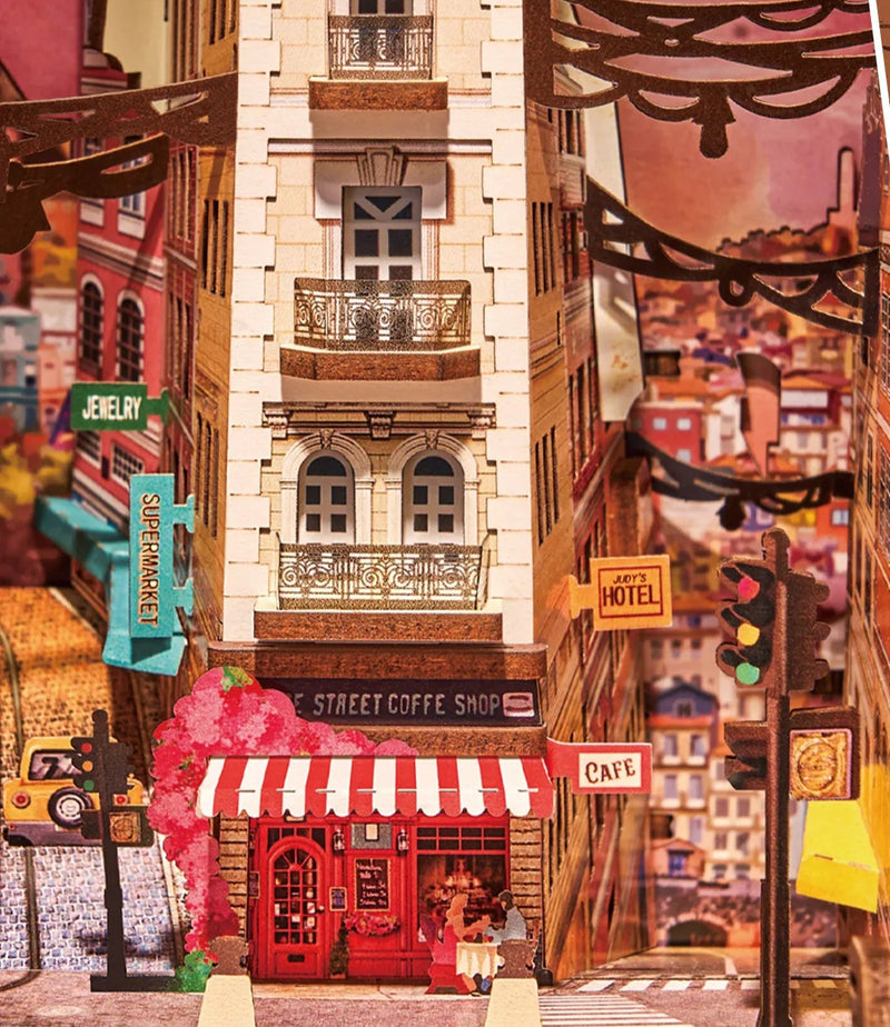 Rolife TGB13 DIY Book Nook Kit - Street Scene