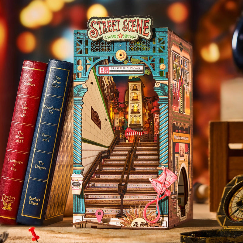 Rolife TGB13 DIY Book Nook Kit - Street Scene
