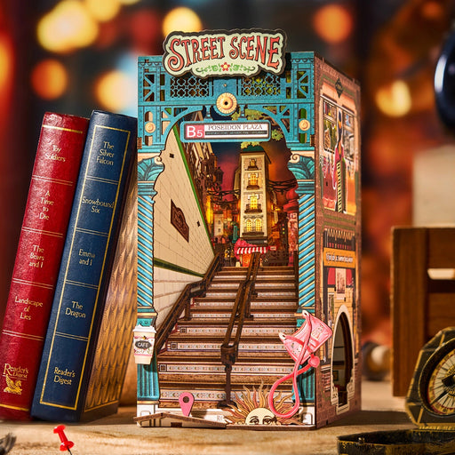 Rolife TGB13 DIY Book Nook Kit - Street Scene
