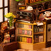 Rolife TGB15 Holiday Cafe Book Nook Miniature 3D Wooden Model Kit