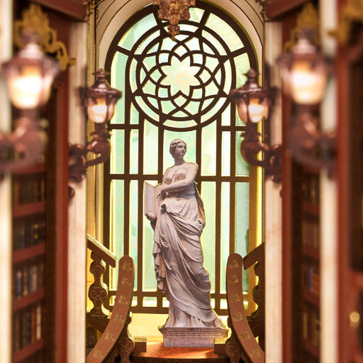 Rolife TGB16 Library of Wonders Book Nook Miniature 3D Wooden Model Kit