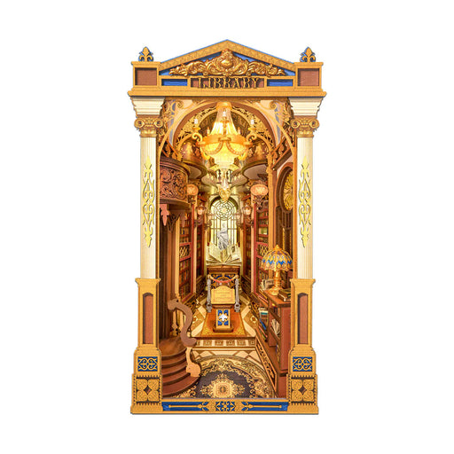 Rolife TGB16 Library of Wonders Book Nook Miniature 3D Wooden Model Kit