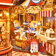 Rolife TGB17 Fairytale Amusement Park Book Nook Miniature 3D Wooden Model Kit