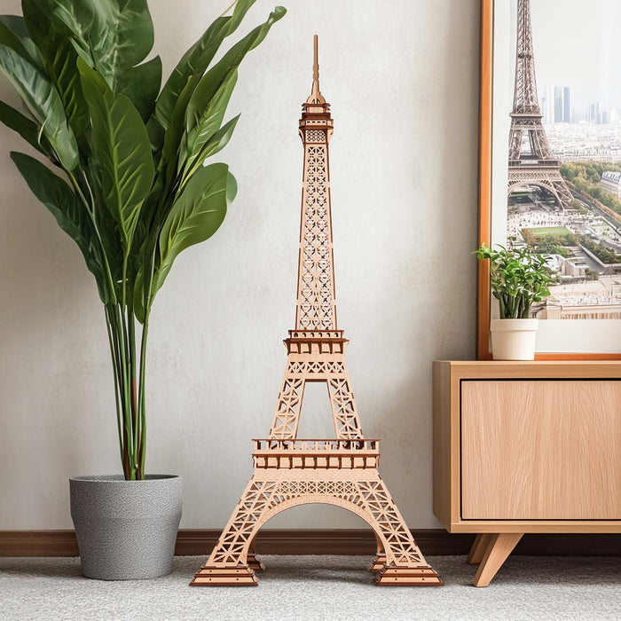 Rolife TGC02 Eiffel Tower Plus DIY Miniature 3D Wooden Model Kit