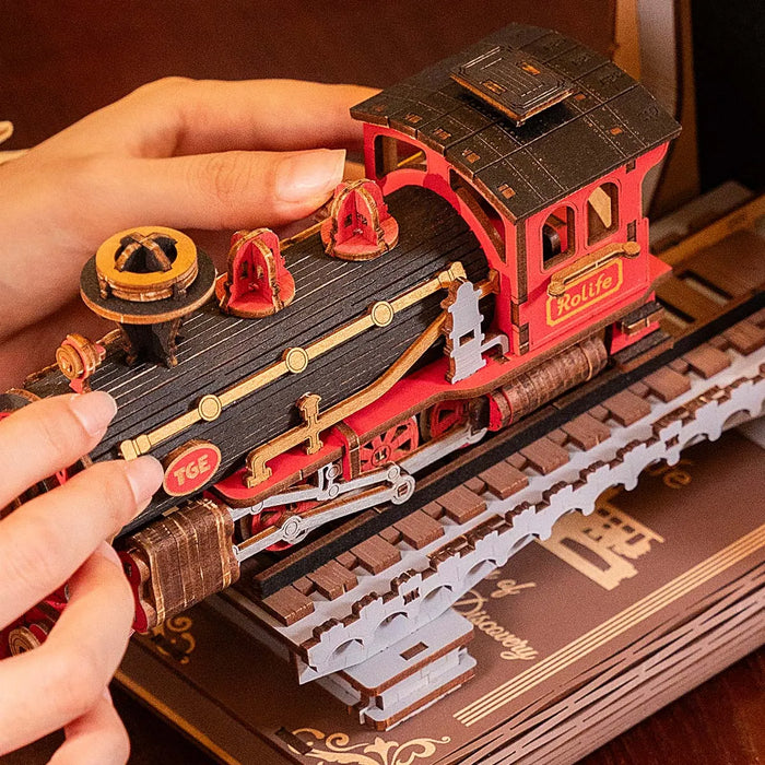 Rolife TGE01 DIY Book Nook 3D Puzzle - Century Train