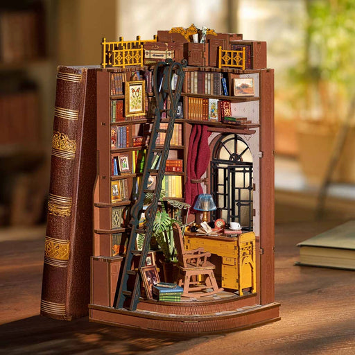Rolife TGE02 DIY Book Nook 3D Puzzle - Silent Corner Study