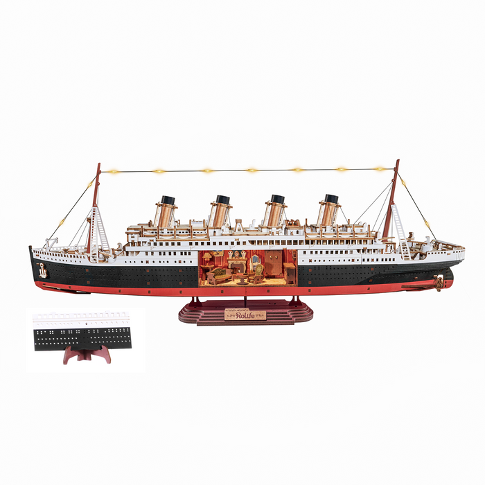 Rolife TGL02 3D Puzzle Creation Set - 1912 Eternal Atlantic Voyager (Titanic)