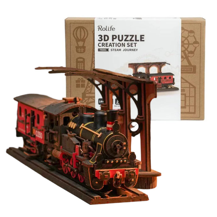 Rolife TGS01 3D Puzzle Creation Set - Steam Journey