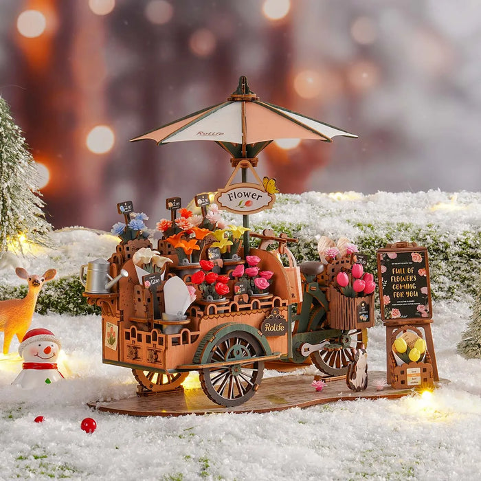 Rolife TGS03 3D Puzzle Creation Set - Blossom Cart