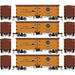 Roundhouse 1002 HO Scale 36' Wood Reefer Pacific Fruit Express PFE 4-Pack #2