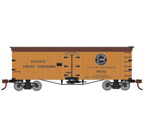 Roundhouse 1013 HO Scale 36' Wood Reefer Pacific Fruit Express PFE 4632
