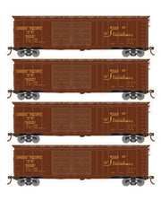 Roundhouse 1016 HO Scale 50' Double Door Boxcar Union Pacific UP "Serves the West" 4-Pack #1