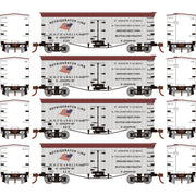 Roundhouse 1020 HO Scale 36' Wood Reefer St. Joseph Packing SJPX 4-Pack #1