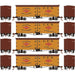 Roundhouse 1023 HO Scale 36' Wood Reefer California Fruit Express CFX 4-Pack #1