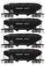 Roundhouse 1025 HO Scale 34' Offset Open Hopper Northern Pacific NP 4-Pack #1