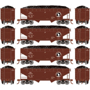 Roundhouse 1027 HO Scale 34' Offset Open Hopper Great Northern GN 4-Pack #1