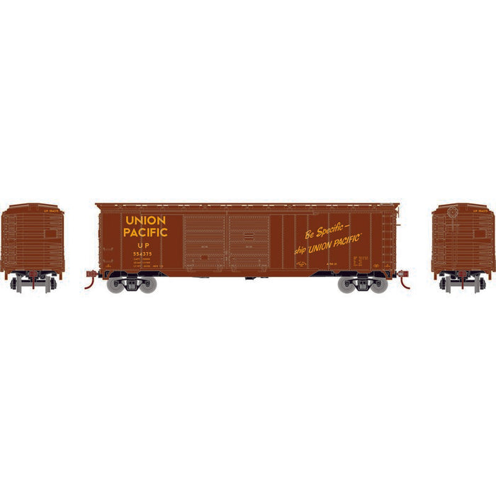 Roundhouse 1030 HO Scale 50' Double Door Boxcar Union Pacific UP "Be Specific" 554375