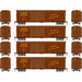 Roundhouse 1031 HO Scale 50' Double Door Boxcar Union Pacific UP "Be Specific" 4-Pack #2