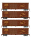 Roundhouse 1031 HO Scale 50' Double Door Boxcar Union Pacific UP "Be Specific" 4-Pack #2