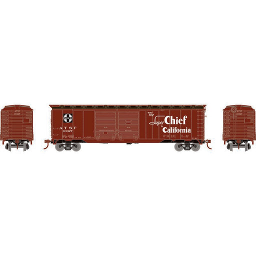Roundhouse 1033 HO Scale 50' Double Door Boxcar Santa Fe ATSF "Super Chief" 10327