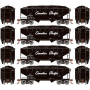 Roundhouse 1038 HO Scale 34' Offset Open Hopper Canadian Pacific CP 4-Pack #1
